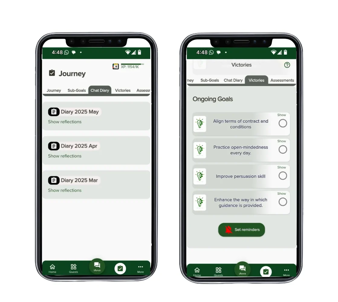 Become a More Confident, Decisive Leader—With Daily AI Coaching You Can Use in 5 Minutes a Day with iAvva AI Coach