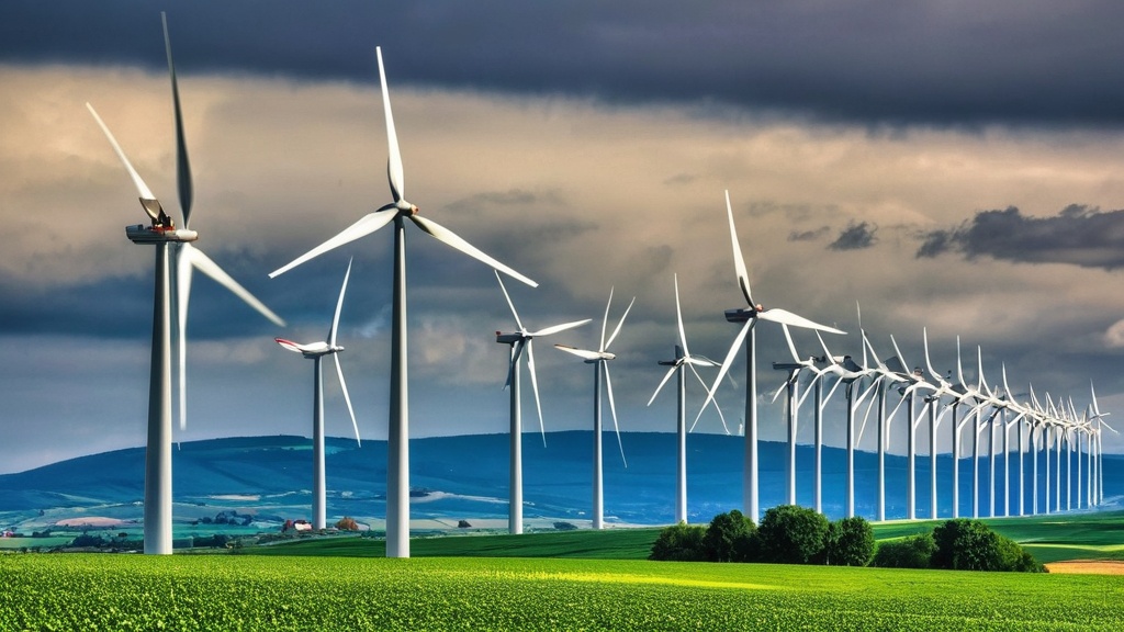 Photo wind power energy