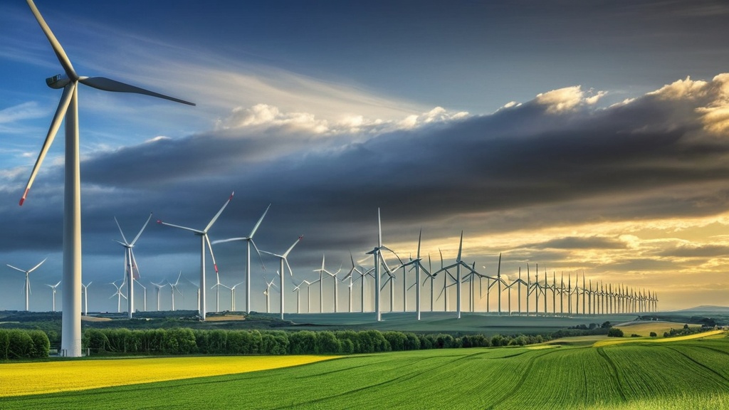 Photo wind power energy