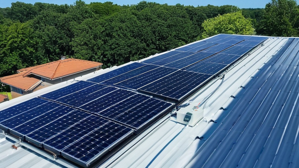 solar rooftop installation