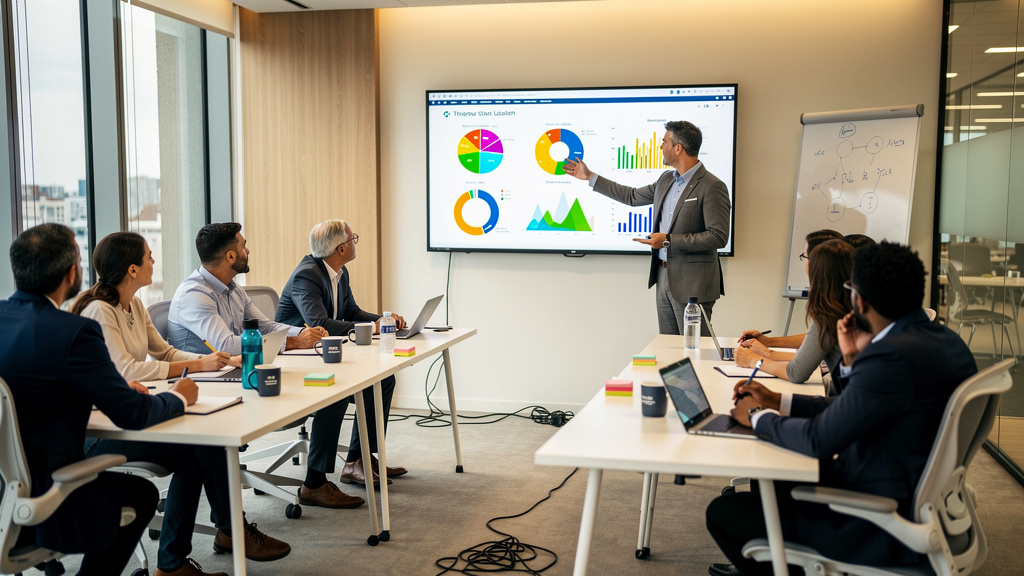Leadership development training with AI support
