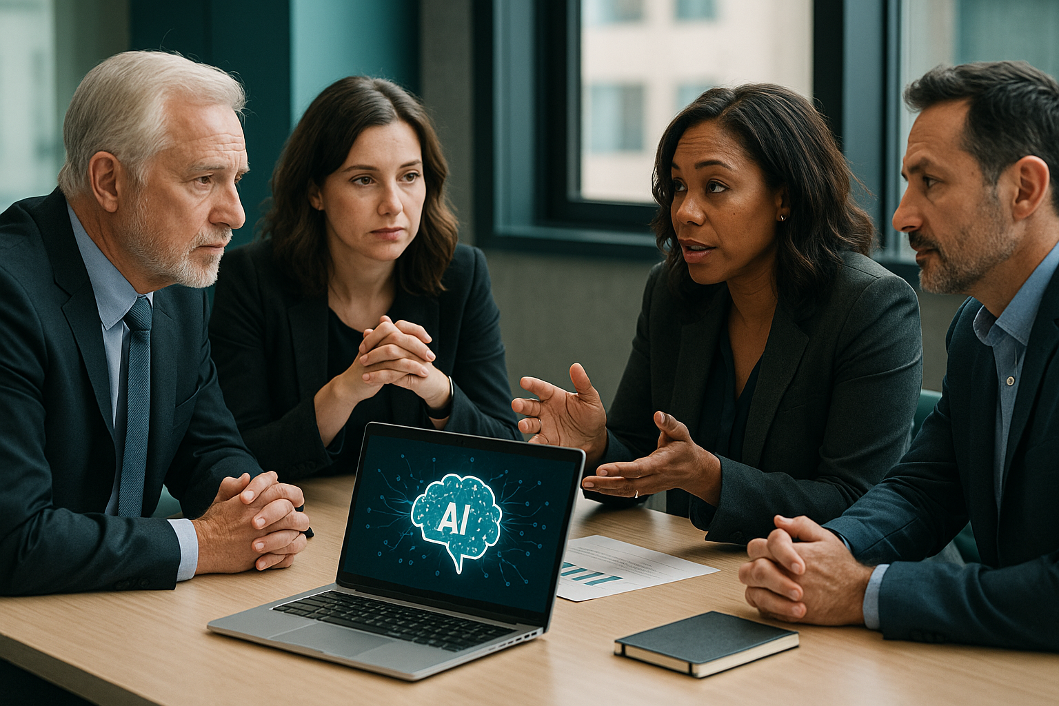 Publishing and technology leaders discussing AI licensing, content rights, and platform strategy