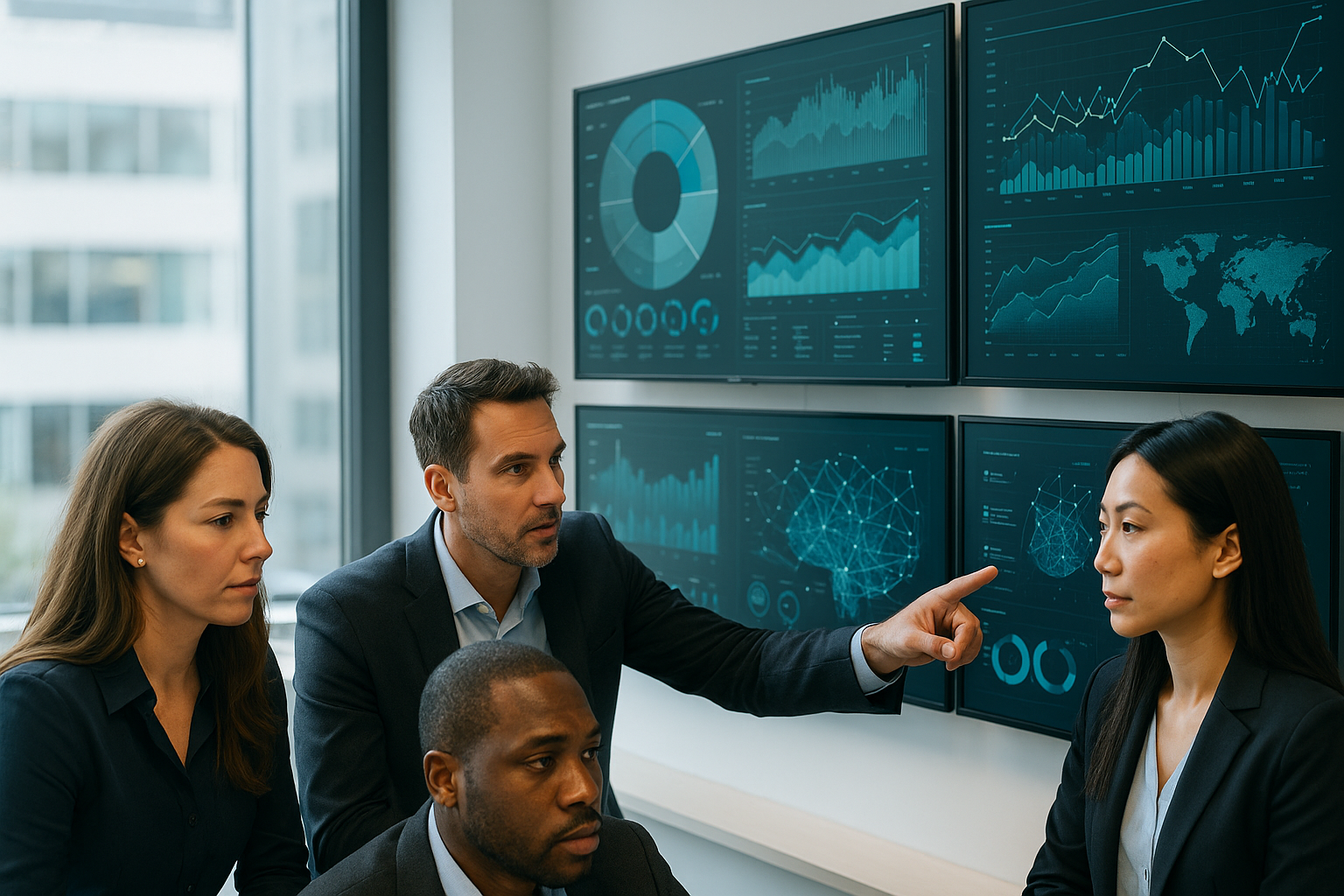 AI in business intelligence for smarter decision making