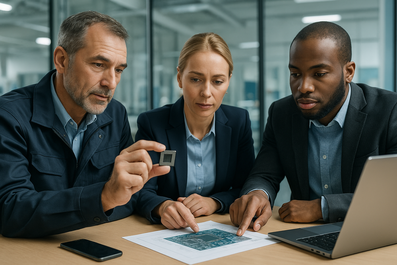 AI manufacturing strategy and semiconductor leadership